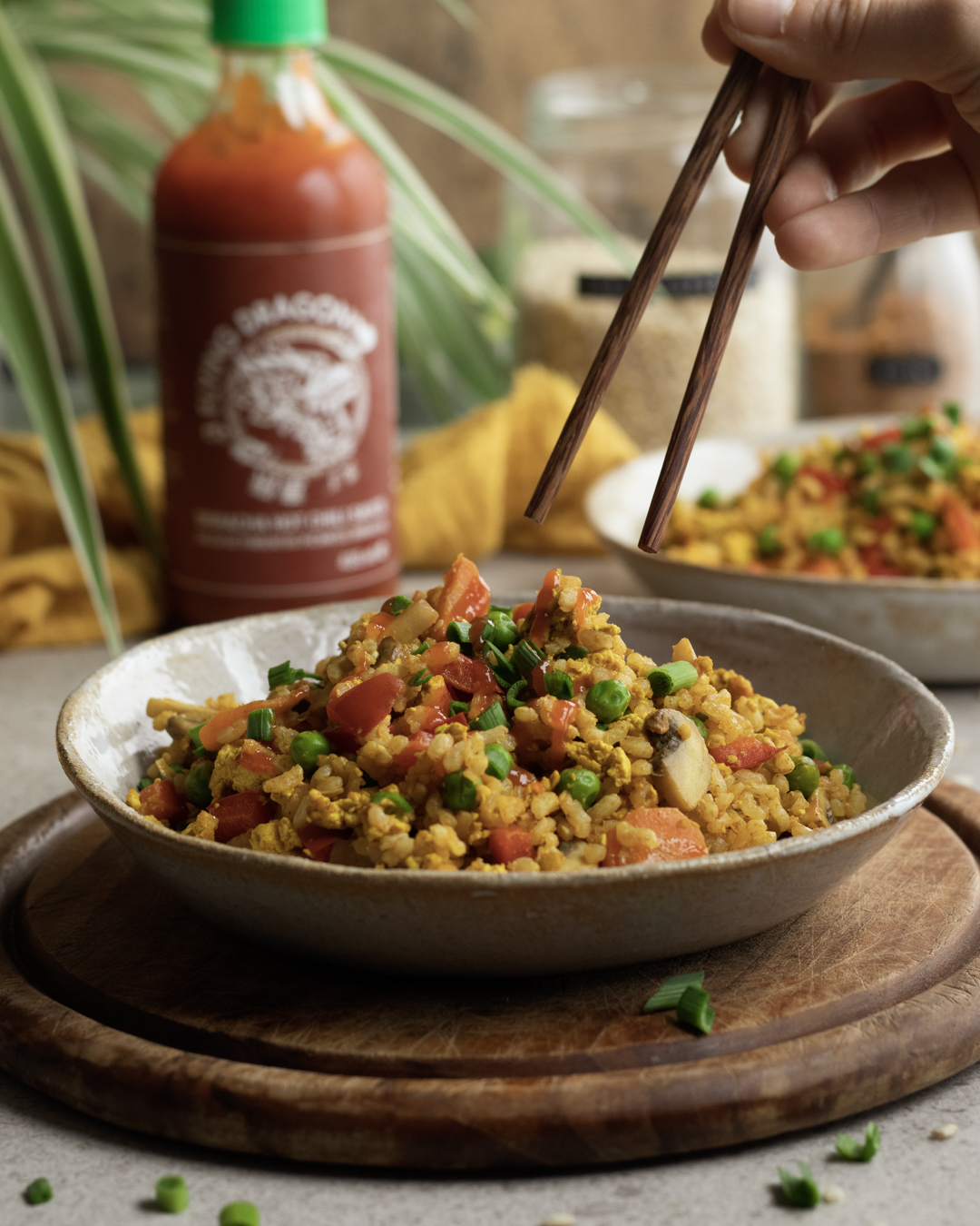 Arroz Chino Tres Delicias Con Tofu CocinaConSina