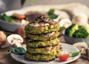 Fritters de Brócoli y Garbanzos