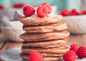 coconut banana pancake