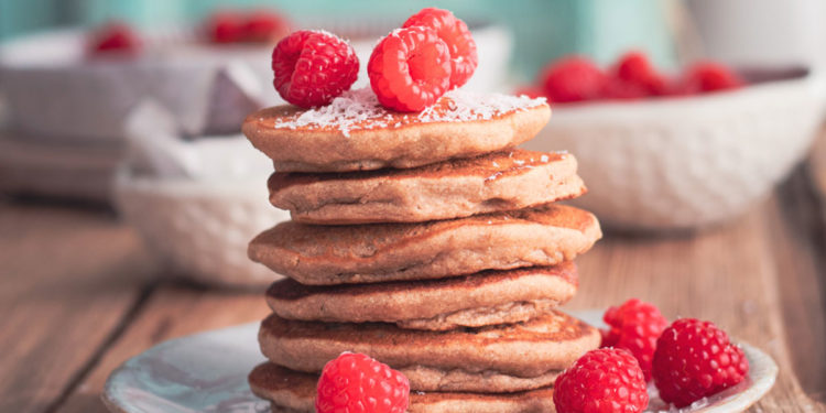 coconut banana pancake