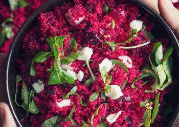 ensalada couscous y remolacha